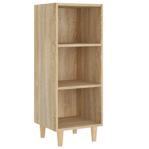Skænk med 3 rum 34,5 x 32,5 x 90 cm - sonoma-eg