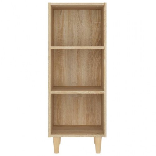 Skænk med 3 rum 34,5 x 32,5 x 90 cm - sonoma-eg