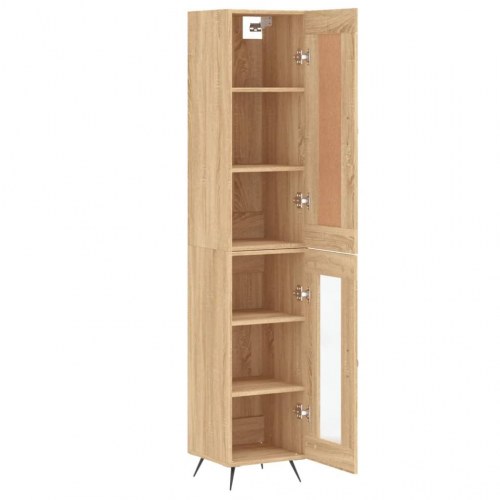 Højskab 34,5×34×180 cm i konstrueret træ - sonoma-eg