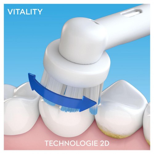 Oral-B Vitality 100 Sensitive UltraThin elektrisk tandbørste - hvid