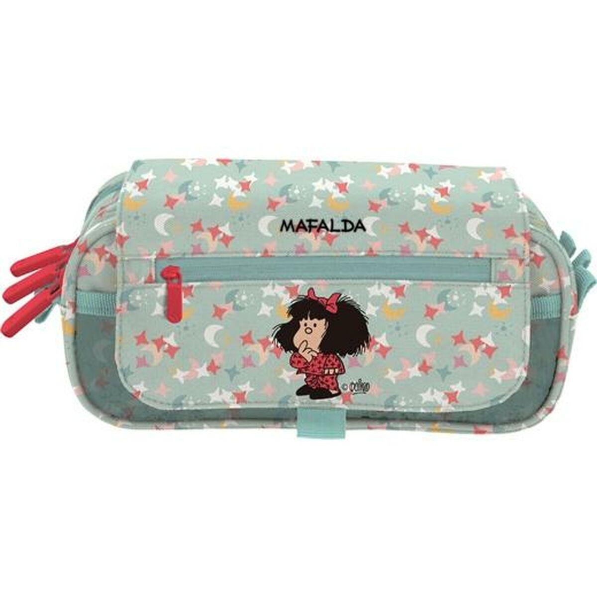 Mafalda tredobbelt penalhus - Multifarvet, 23 × 10 × 10 cm