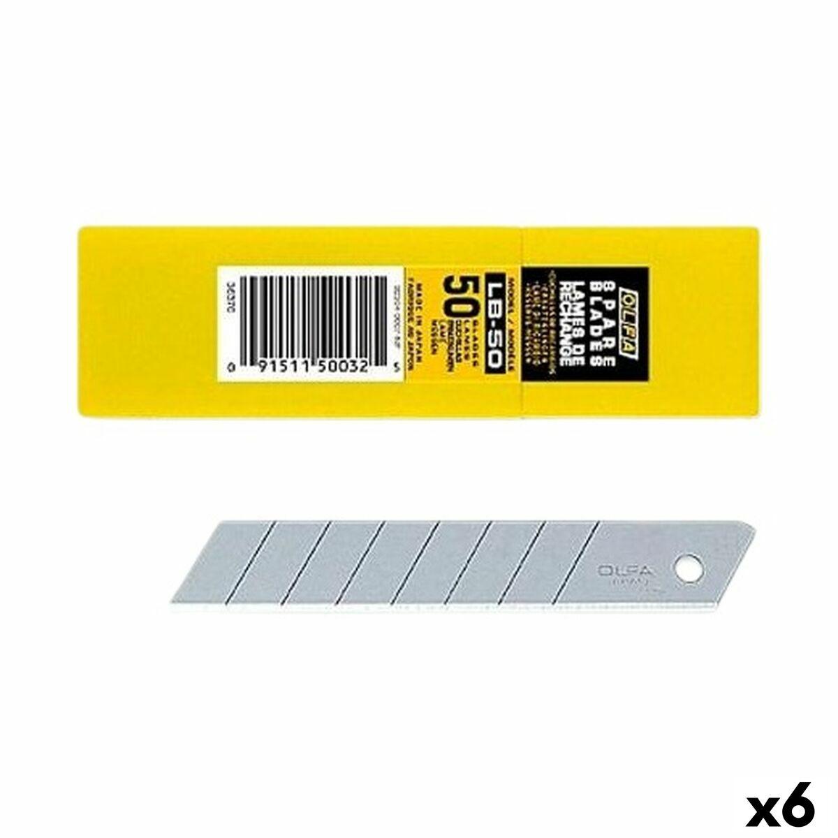 Olfa udskiftningsblade 100 × 18 mm - 6 stk.