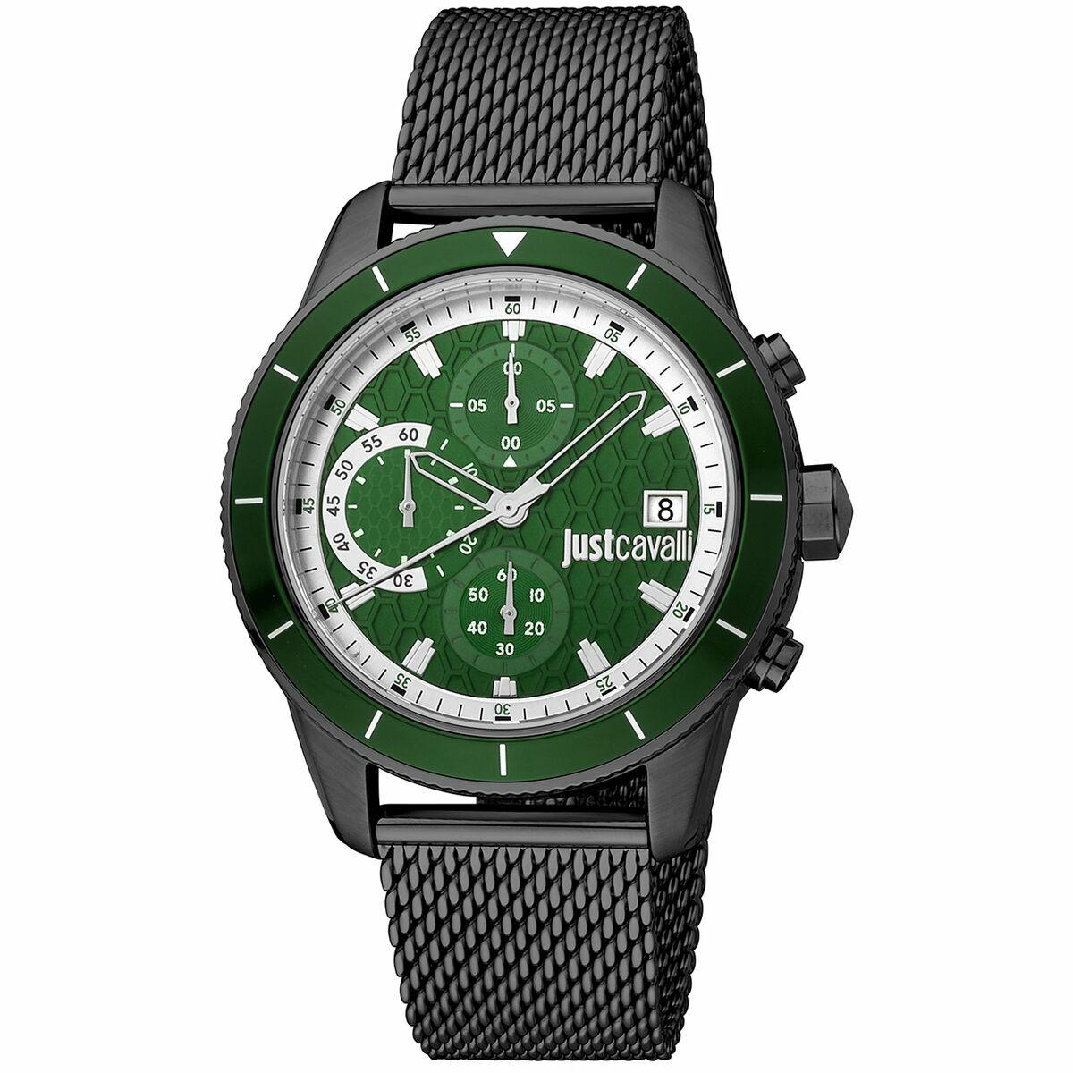 Herreur Just Cavalli JC1G215M0065, grøn skive (Ø 42 mm)