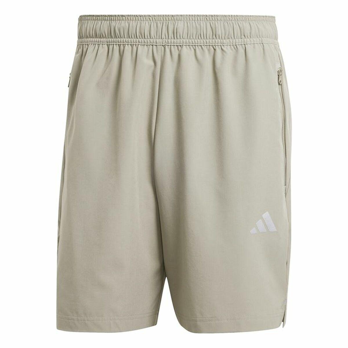 Adidas Gym+ Training 3-Stripes herreshorts - Brun, str. XL