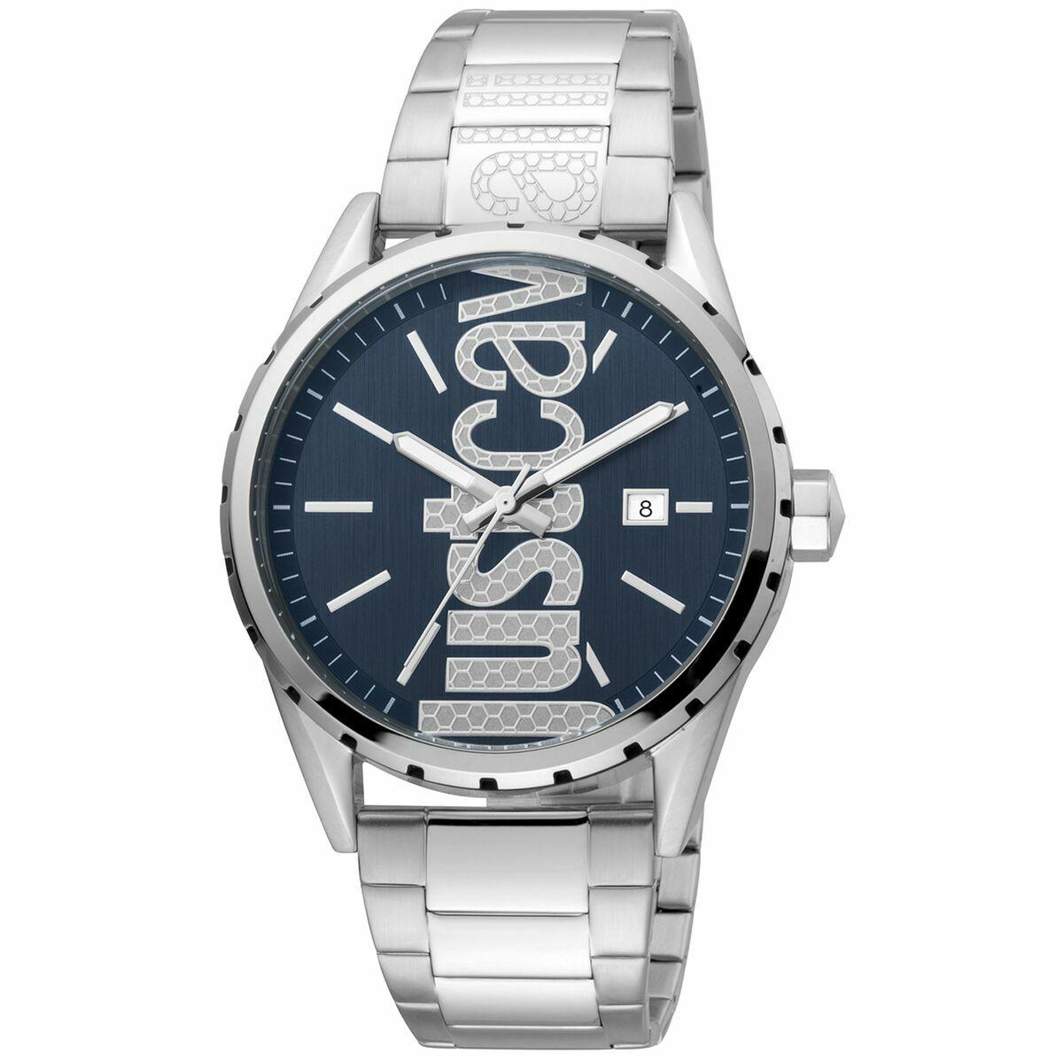 Just Cavalli herreur JC1G082M0065 - blå skive, Ø 42 mm