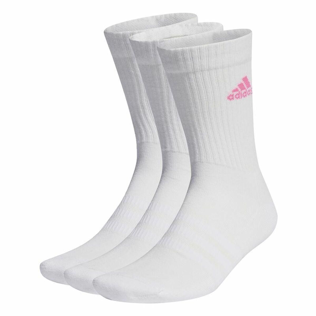 Adidas Clásicos Cushioned sokker - hvid, str. 28-30