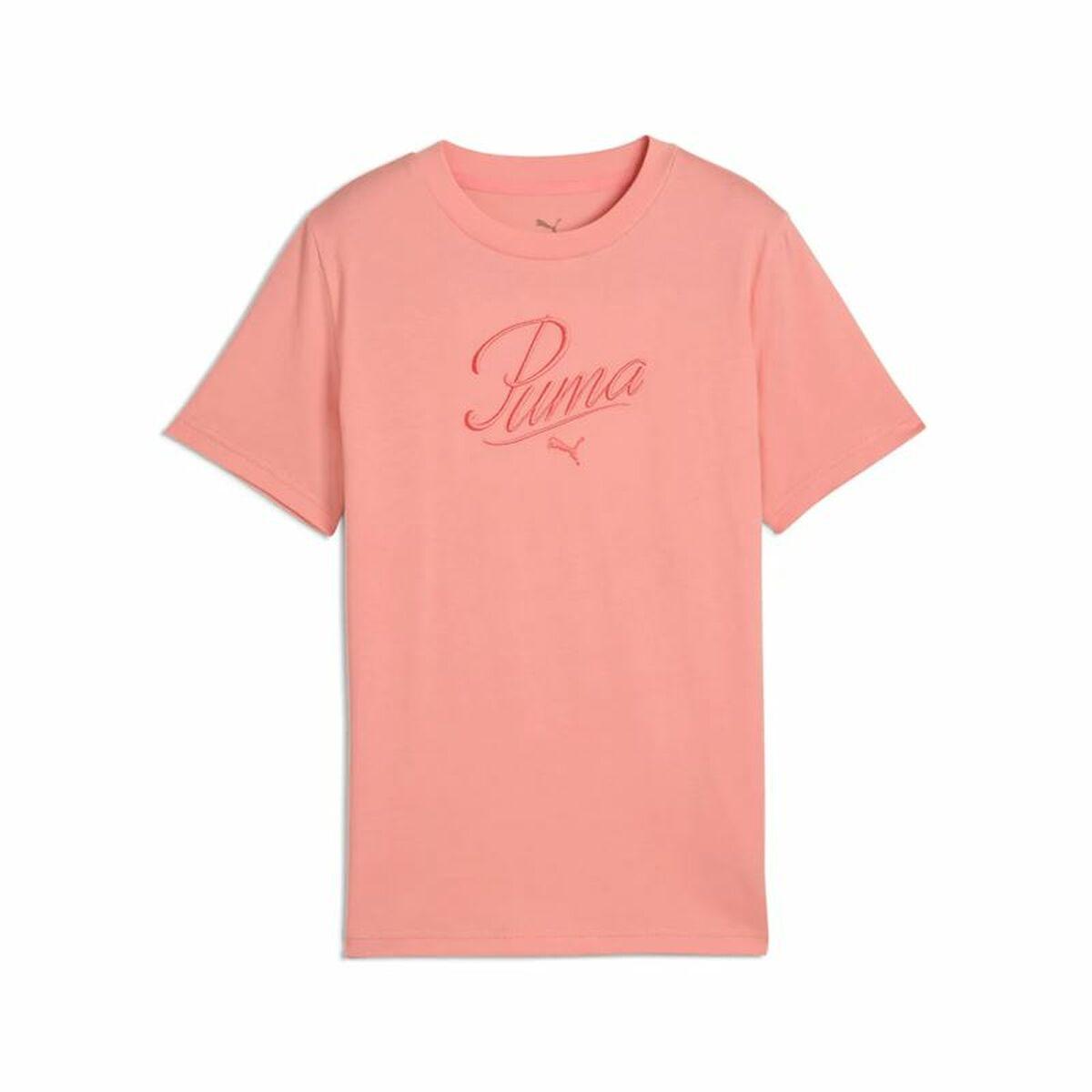 Puma Essentials kortærmet T-shirt til piger, pink (11-12 år)