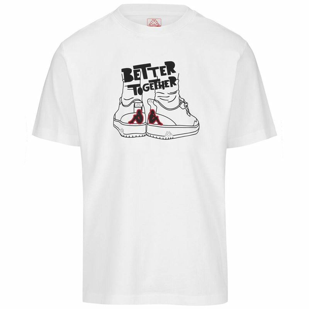 Kappa Glabu Tbar kortærmet T-shirt til mænd - Hvid, str. S