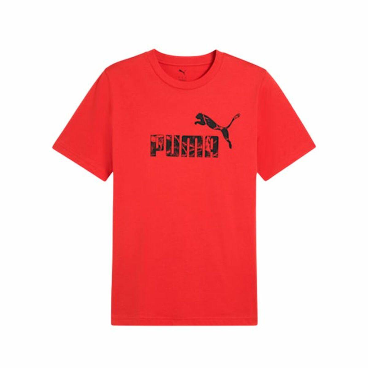 Puma Graphics kortærmet T-shirt til mænd - Rød (S)