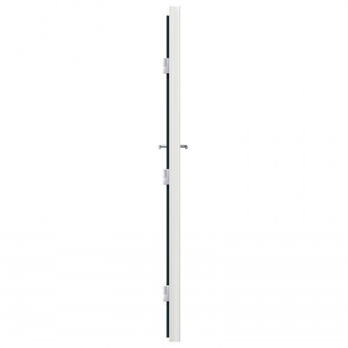 Hoveddør Antracitgrå 98 x 208 cm PVC