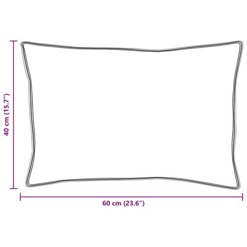 Hovedpude Hvid 40 x 60 cm 130gsm 100% bomuld