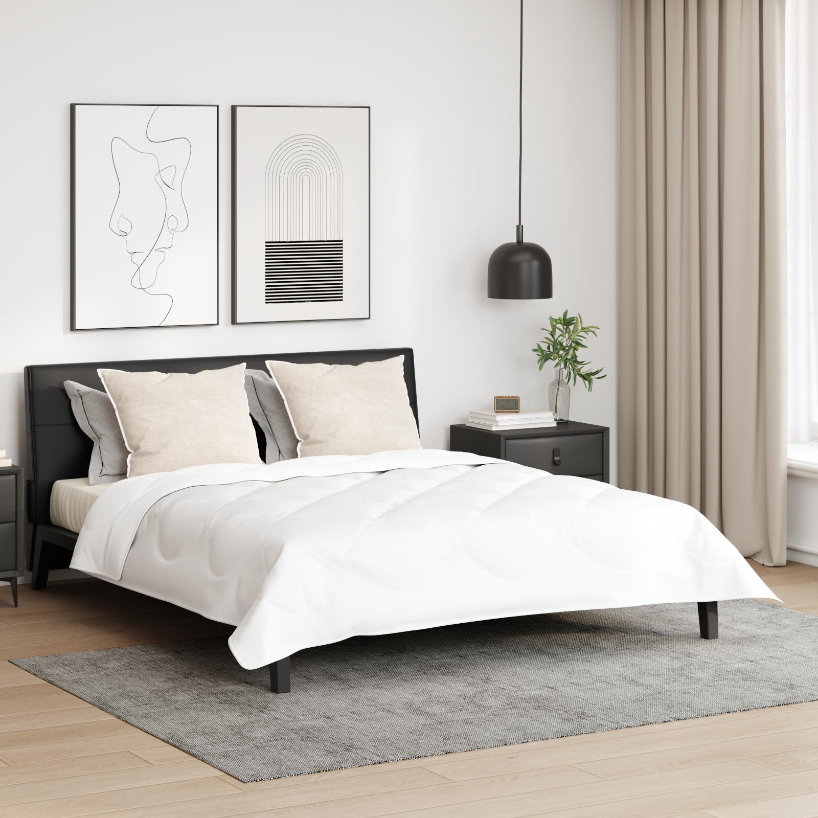 Puder 2 stk Hvid 60 x 80 cm 130gsm 100% bomuld