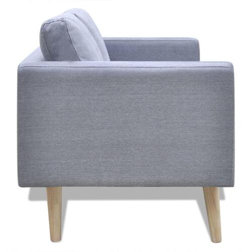 Sofasæt 2-pers. og 3-pers. sofa stof lysegrå