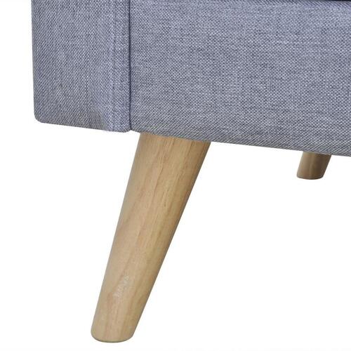 Sofasæt 2-pers. og 3-pers. sofa stof lysegrå