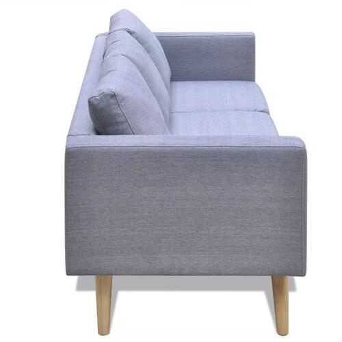 Sofasæt 2-pers. og 3-pers. sofa stof lysegrå