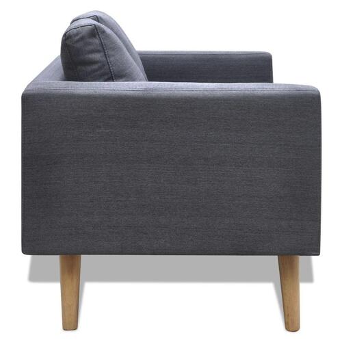 Sofasæt 2-pers. og 3-pers. sofa stof mørkegrå