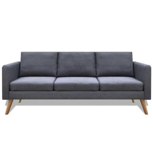 Sofasæt 2-pers. og 3-pers. sofa stof mørkegrå