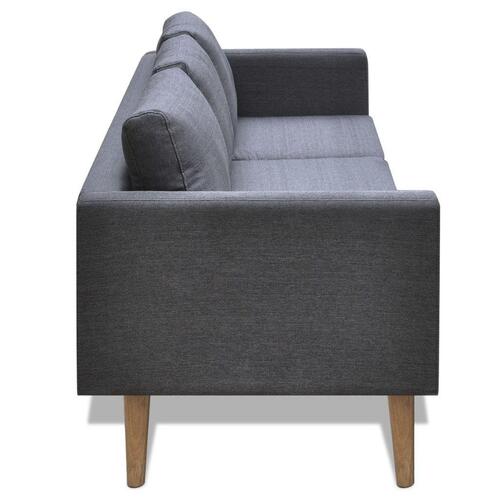 Sofasæt 2-pers. og 3-pers. sofa stof mørkegrå