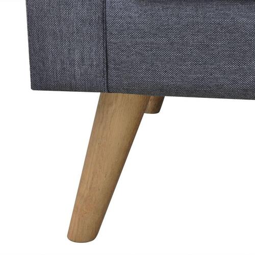 Sofasæt 2-pers. og 3-pers. sofa stof mørkegrå