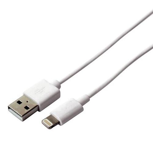 USB til Lightning-kabel KSIX Apple-compatible Hvid 1 m