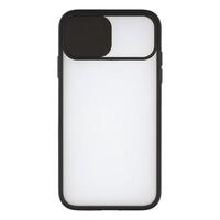 Cover til mobiltelefon med kant af TPU iPhone 12 Mini KSIX Duo Soft Cam Protect Sort