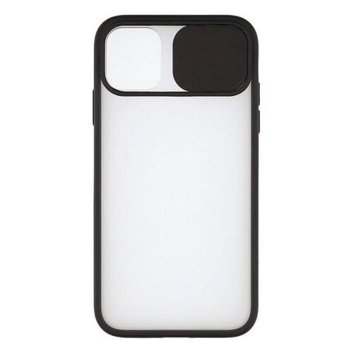 Cover til mobiltelefon med kant af TPU iPhone 12 Mini KSIX Duo Soft Cam Protect Sort