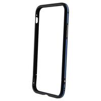 Mobilcover Iphone X/xs KSIX Bumper Aluminium Sort/Blå