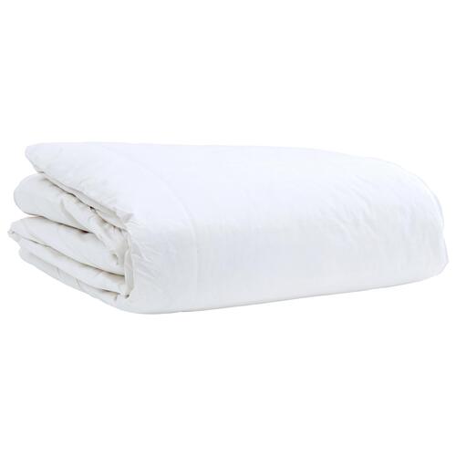 Dyne med pude 2 stk Hvid 135 x 200 cm Dun