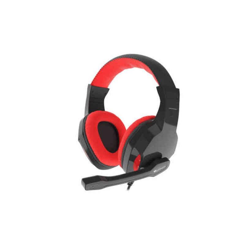Gaming høretelefon med mikrofon Genesis ARGON 100 Rød - Rød