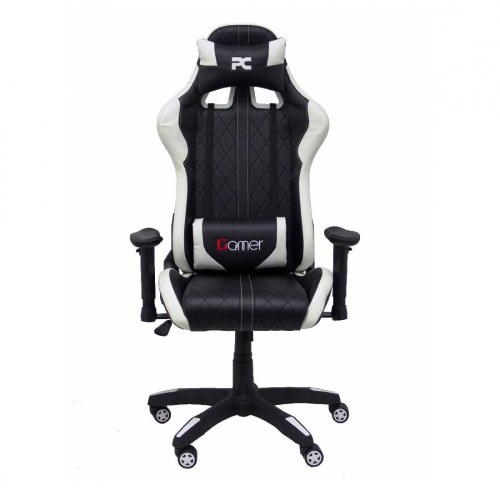 Paraiso gaming-stol 6DBSPNE - sort/hvid