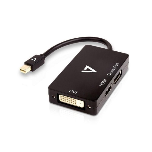 DisplayPort-kabel adapter V7 Mini DisplayPort til VGA/DVI/HDMI - Sort