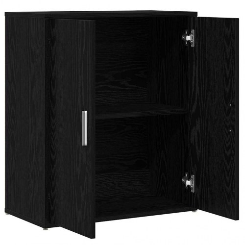 Highboard 2 stk Sort eg 60 x 31 x 70 cm Konstrueret træ
