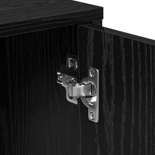 Highboard 2 stk Sort eg 60 x 31 x 70 cm Konstrueret træ