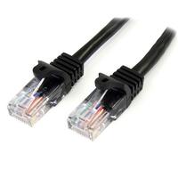 UTP kategori 6 stift netværkskabel Startech 45PAT1MBK 1 m