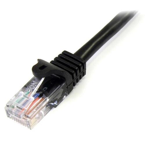 UTP kategori 6 stift netværkskabel Startech 45PAT1MBK 1 m