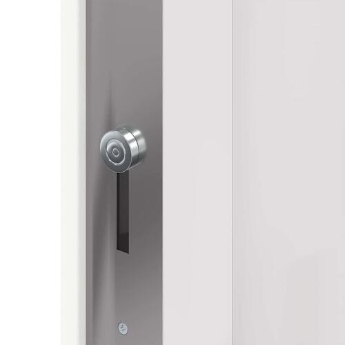 Hoveddør Hvid 98 x 208 cm PVC