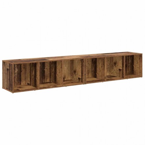 TV-møbelsæt 2 stk Gammelt træ 37 x 35 x 107 cm Konstrueret træ