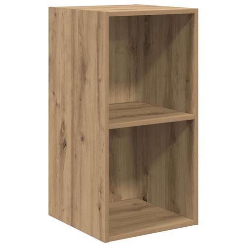 Væg TV Skab med hylde med opbevaring 4 stk Artisan egetræ 37 x 37 x 72 cm