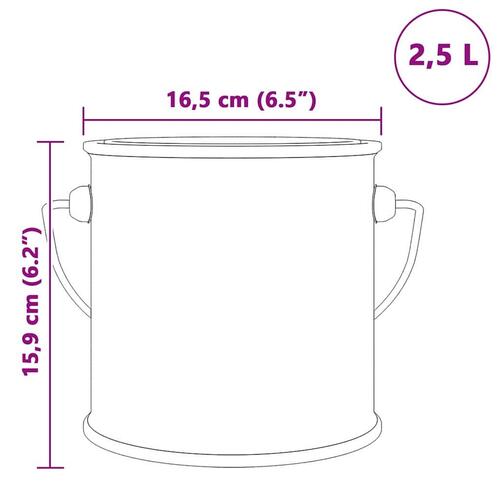 Vægmaling Grå 2.5 L