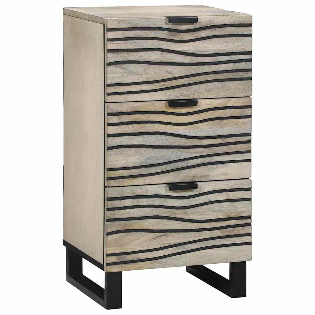 Medieopbevaringsskabe & -reoler Hvid og sort 40 x 33 x 75 cm billede
