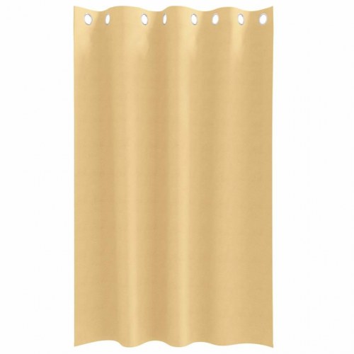 Gardiner med gardiner 2 stk Beige 175 x 140 cm Polyester