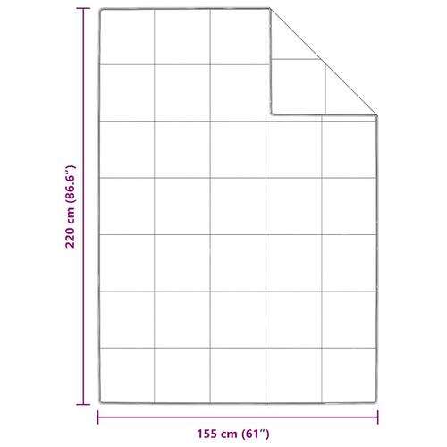 Tæpper & dyner Hvid 155 x 220 cm Dun