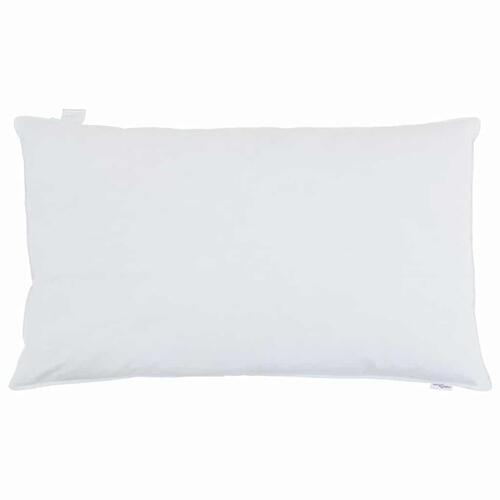 Hovedpude Hvid 40 x 80 cm 130gsm 100% bomuld