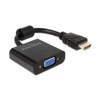 HDMI til VGA DELOCK 65512 Sort