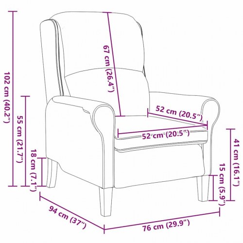 Turkis Lænestol Turkis Stof Standard Ergonomisk Turkis Lænestol