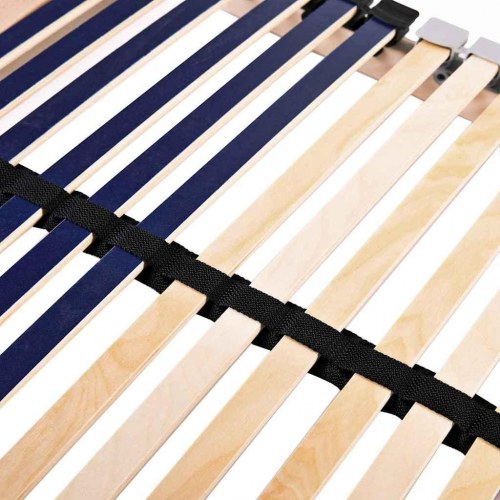 Lamelbund Brun 140 x 190 cm Massivt bøgetræ