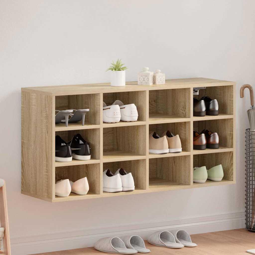 Sko skab med hylde Sonoma eg 52,5 x 30 x 50 cm Konstrueret træ