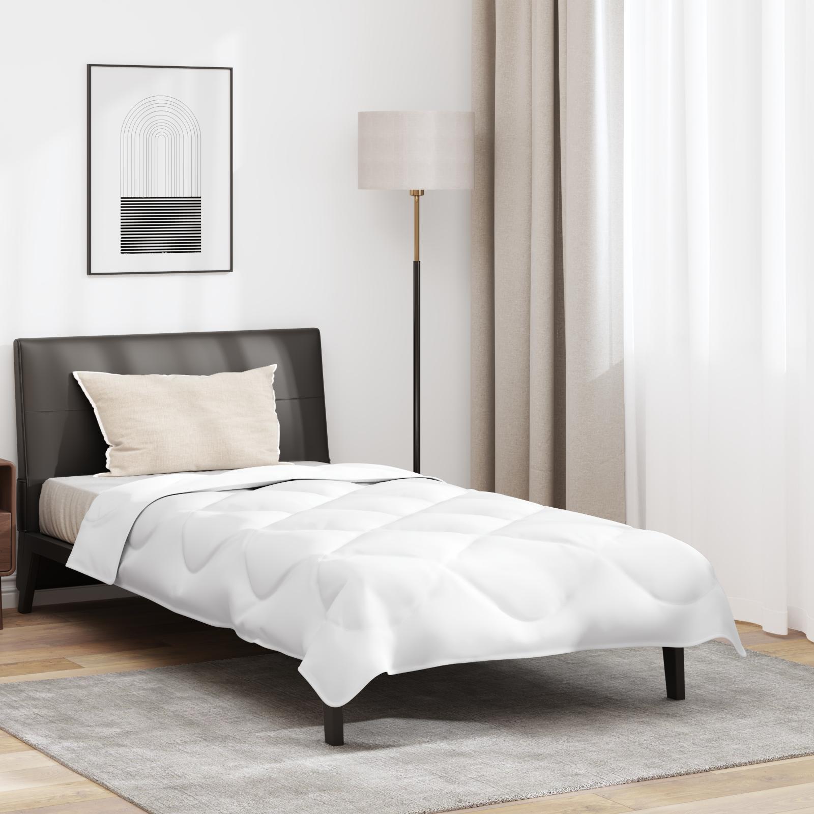 Sommer dyne med pude 2 stk Hvid Microfiber billede