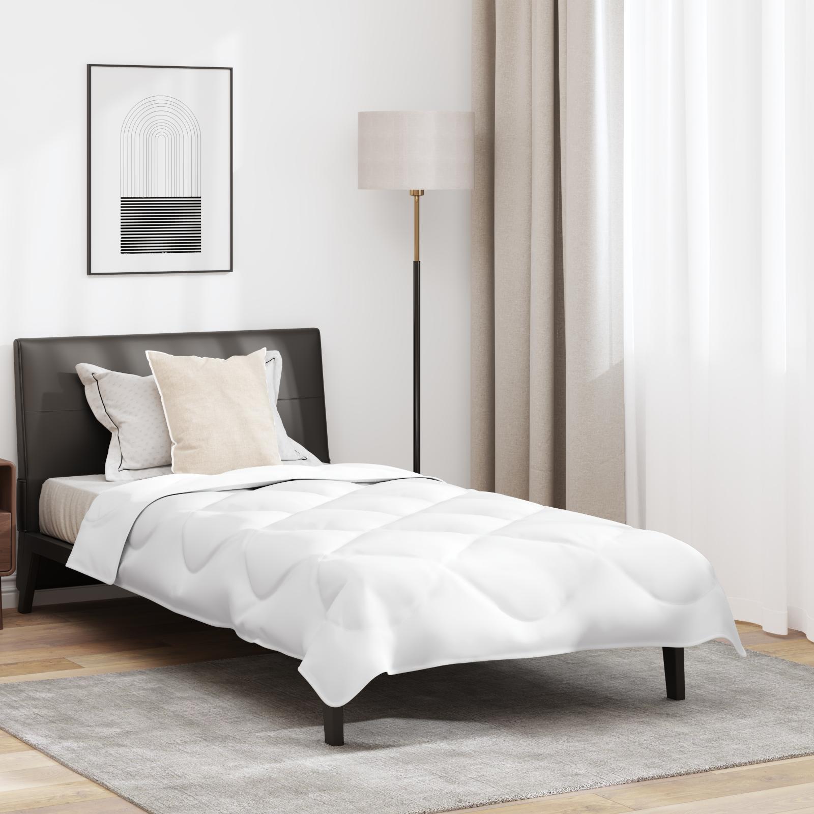 Dyne med pude Andet med pude 2 stk Hvid 140 x 220 cm Mikrofiber
