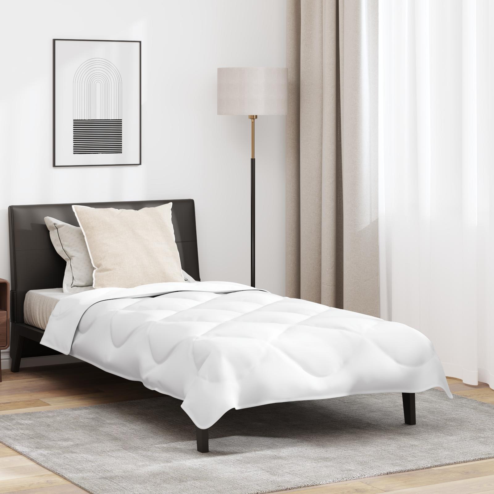 Dyne med pude Andet med pude 2 stk Hvid 140 x 220 cm Mikrofiber